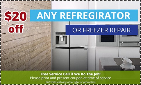 any refrigerartor repair discount